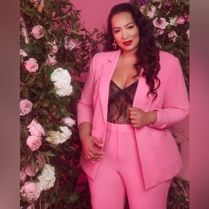 ELOQUII | BNWT Pink Cosmos Long-line Blazer Size 18 FREE SHIPPING